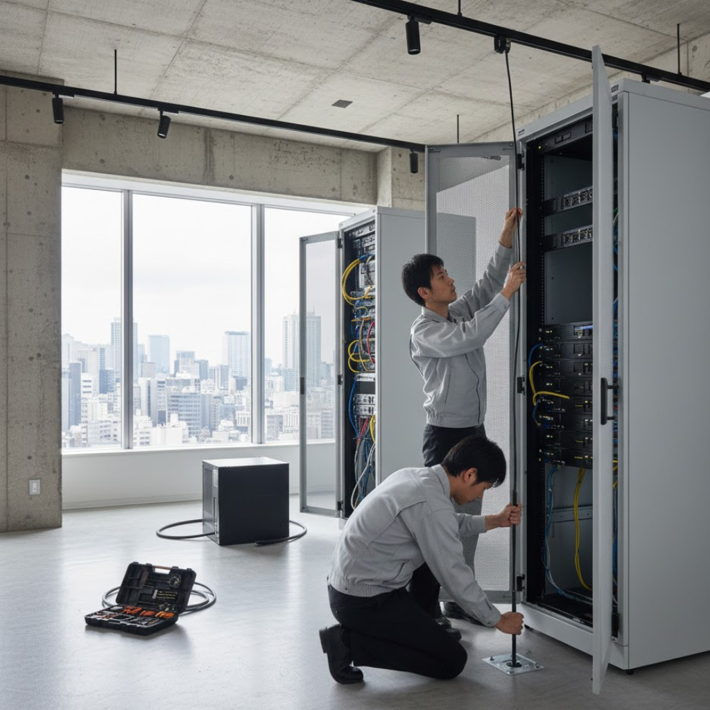 サーバーラック設置