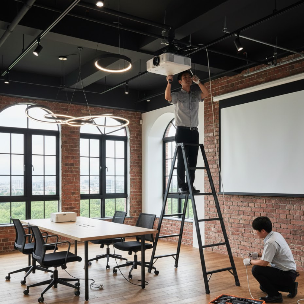 プロジェクター設置