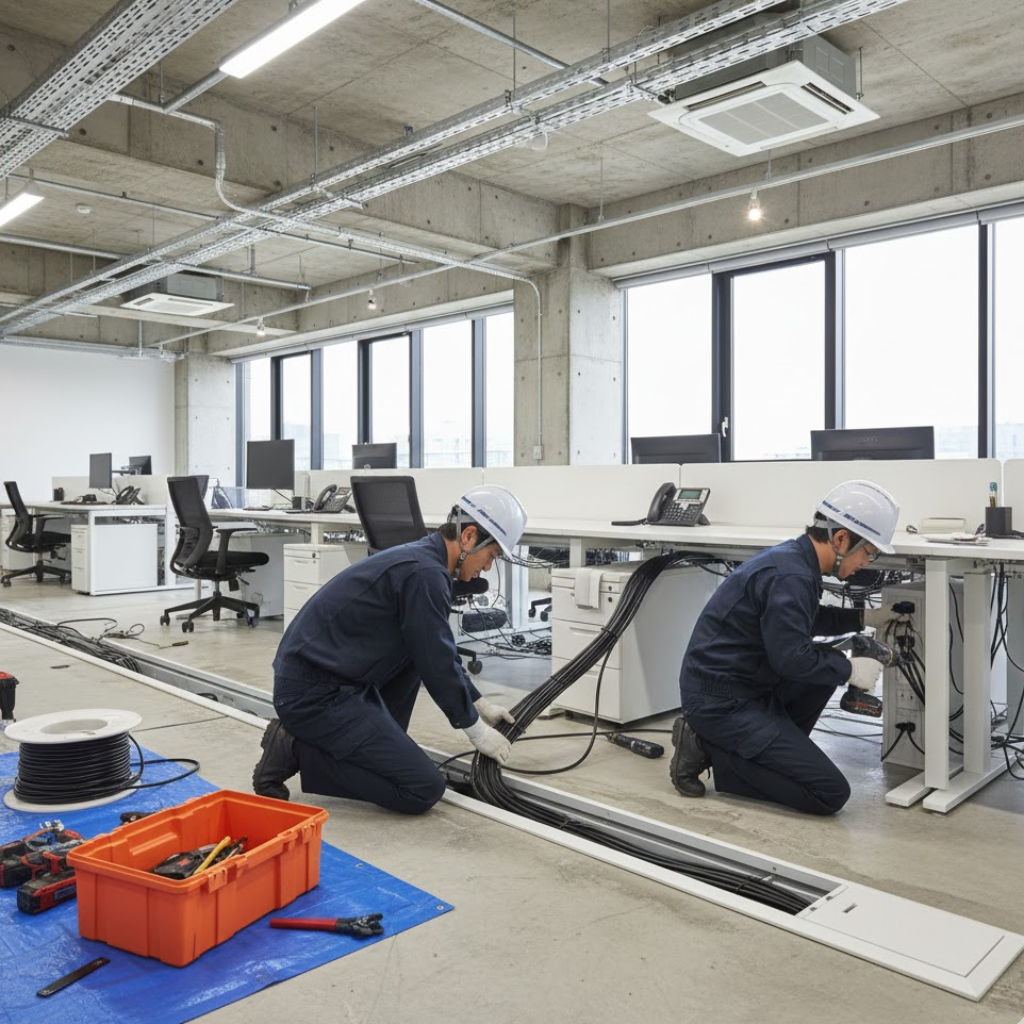 配線移動・増設工事