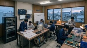 【豊田市】10名規模オフィスの電気工事｜分電盤増設とOAフロア電源対応
