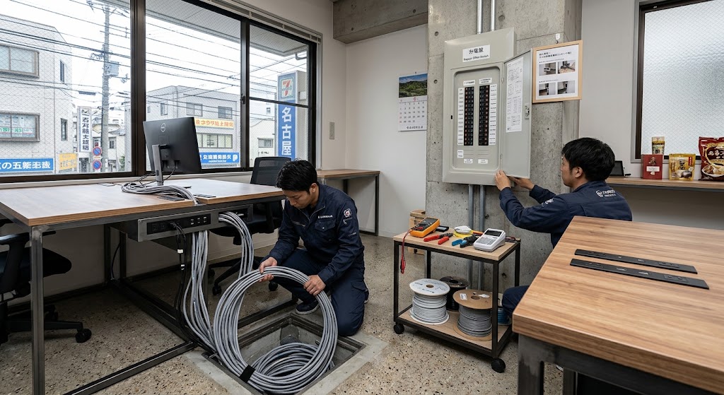電源コンセント増設とタコ足配線改善