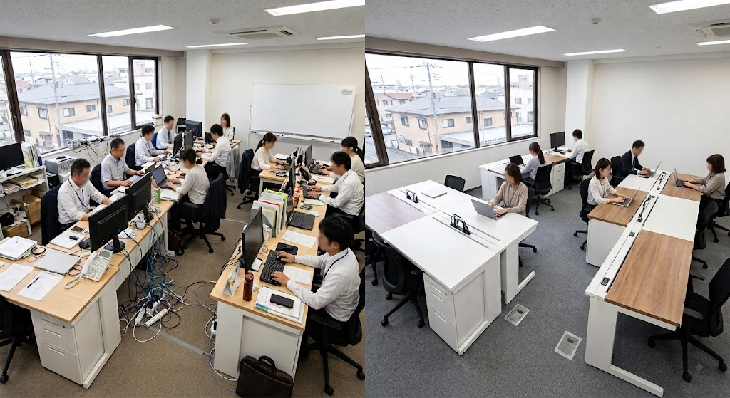 電源コンセント増設と専用回路追加